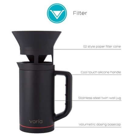 Varia-pour-over-brewer